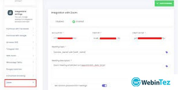 Zoom integration amigpl.com